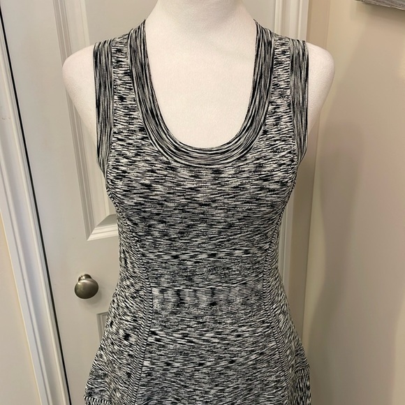 Lela Rose Black and White Patterned Dress - Picture 2 of 16